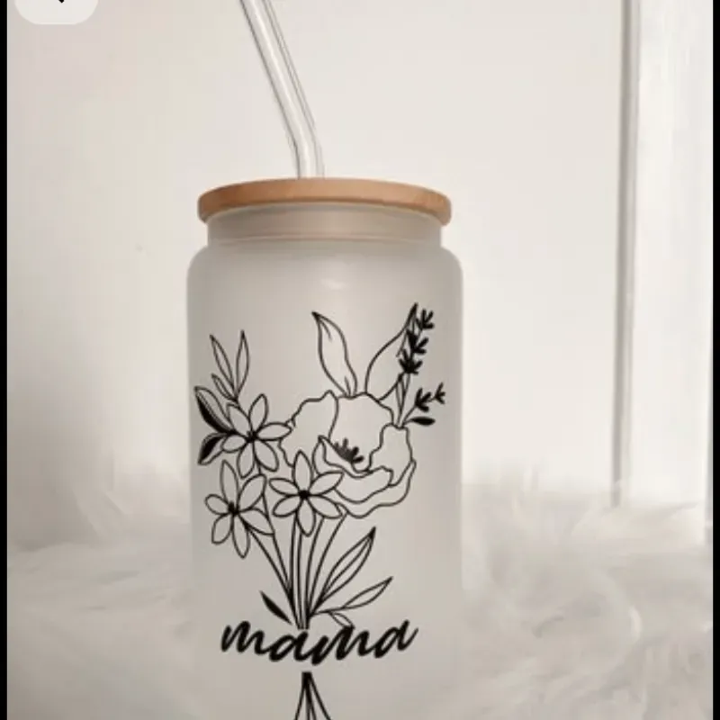 ​🥤 Vasos Nevados con Tapa y absorbente