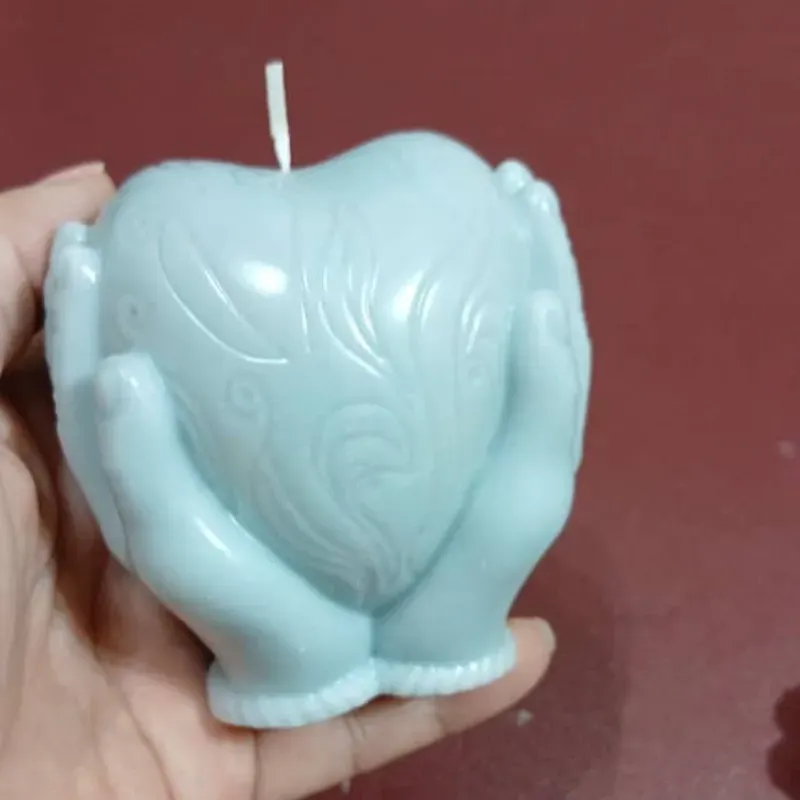 Velas forma de corazón