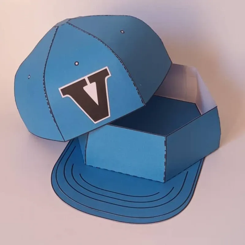 Caja Dulcero "Gorra 3D" Personalizada