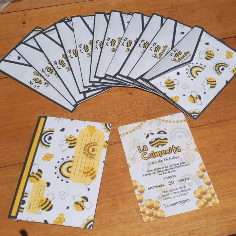 1 pcs Invitación con sobre