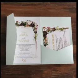 1 pcs Invitación elegante