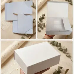 Caja Cofre Auto-armable con Solapa
