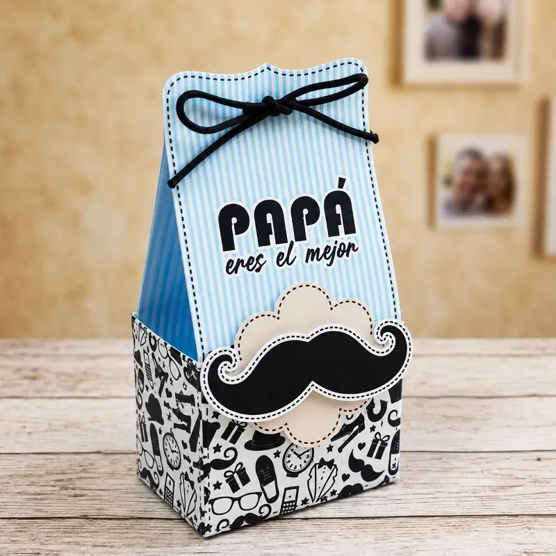 Caja Dulcera "Mustache & Elegance" 🏅👨🏻💼