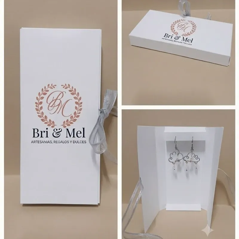Caja Tríptico Auto Armable para Aretes – Plantilla Digital PDF
