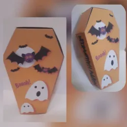 Cajita ataúd Halloween 