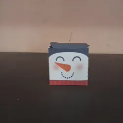 Cajita muñeco de nieve