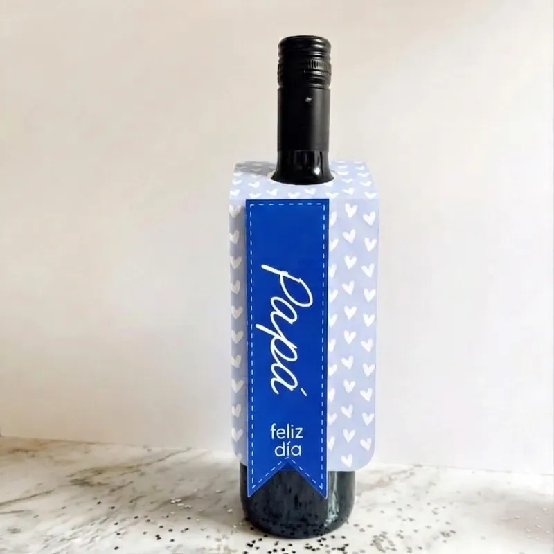 Colgadores de Botella Premium: Edición Brindis por Papá".
