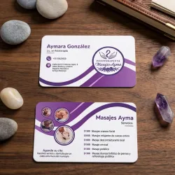 Diseño e impresión Tarjetas de Presentación 