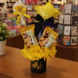 Estuche de chuches amarillo