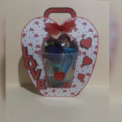 Estuche para vaso domo de 12 Oz Love 3d