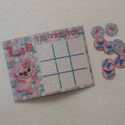 Juego de Cruz y Cero / Tic-Tac-Toe Personalizado
