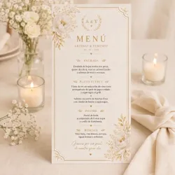 Menús de Mesa Personalizados
