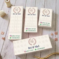 Tarjetas para Hebillas y Diademas (Set de 4 Modelos) – PDF Digital
