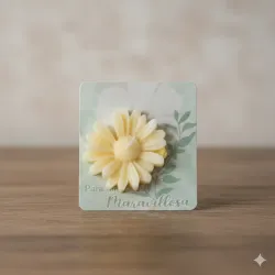 Vela Artesanal "Margarita: Dulzura y Luz"