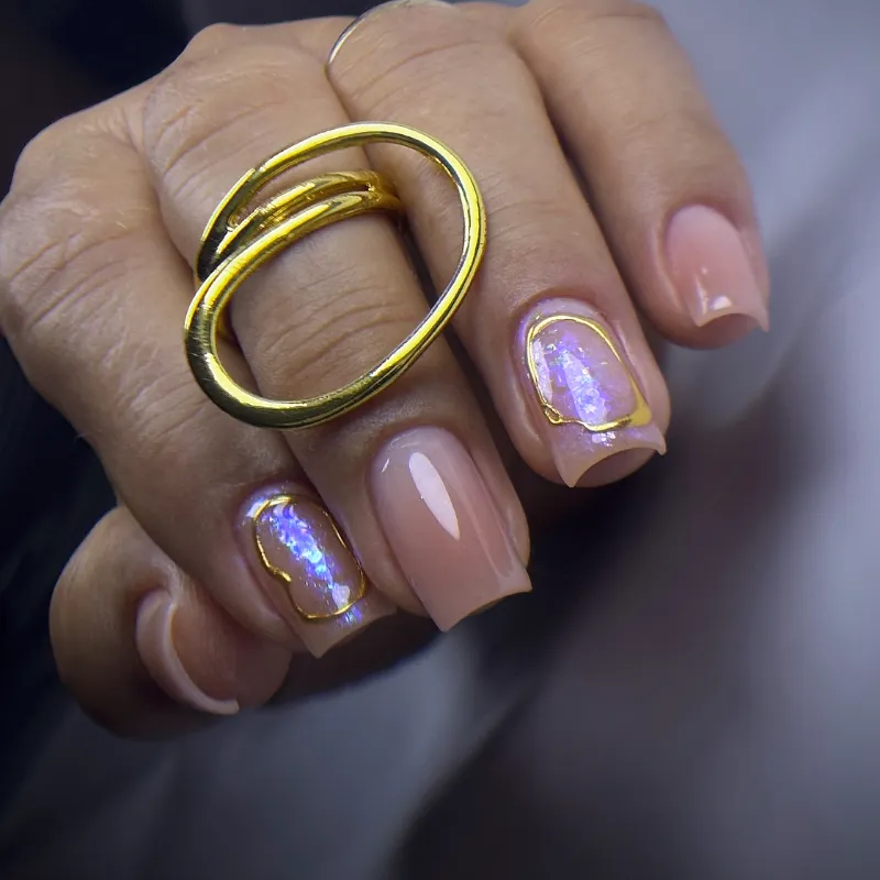 Extensión mediana con polygel 