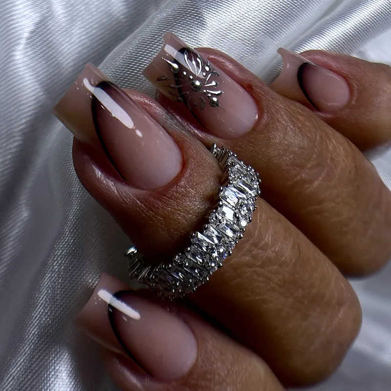 Extensión mediana con polygel 