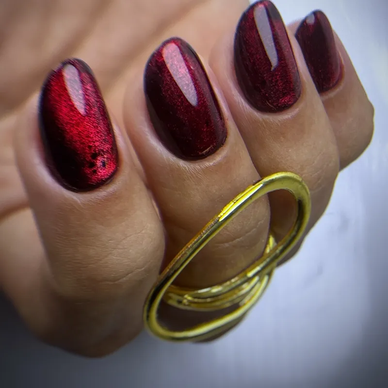 Extensión corta con polygel 