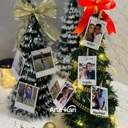 Arbolitos de navidad 🎄 con fotos 🤗
