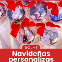 Bolas Navideñas Personalizadas 🧺
