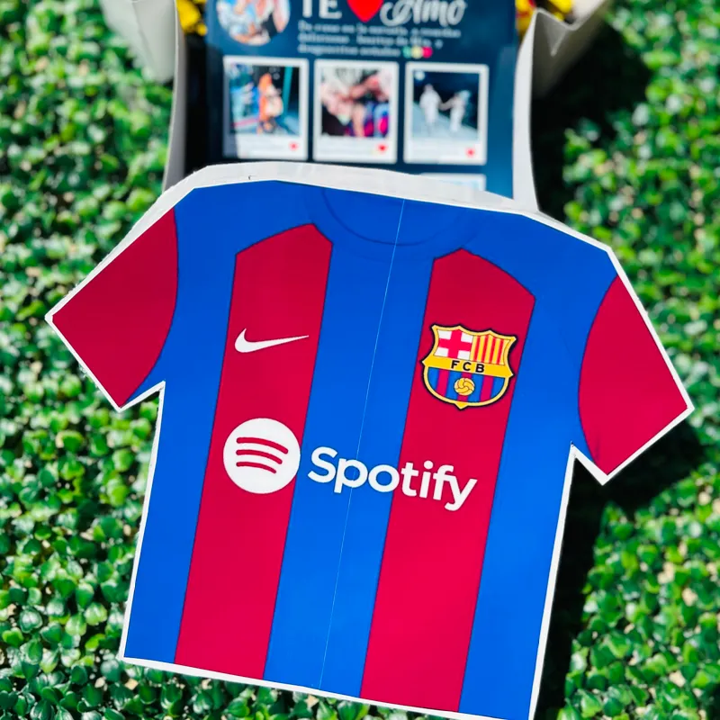 Camiseta de fútbol personalizada ⚽️🥅💙