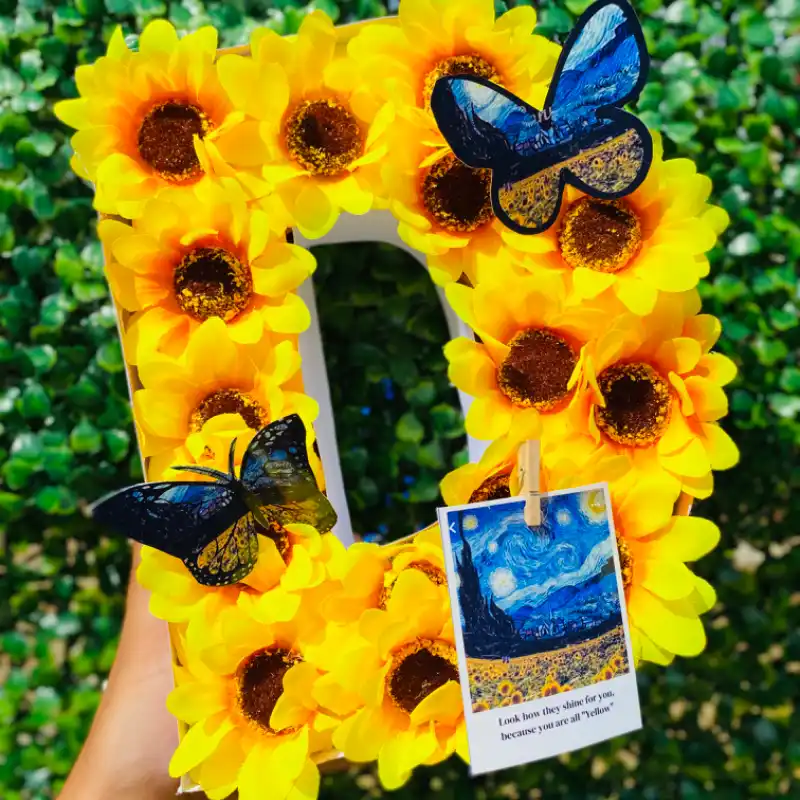 letras de girasoles 🌻 🥺