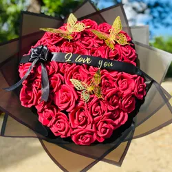 ramo de 50 rosas buchón personalizado 💐❤️‍🩹