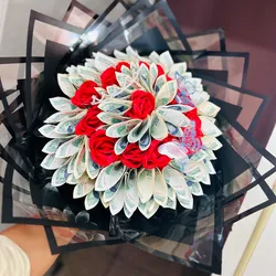 Ramo de rosas y dinero 💸 🌹