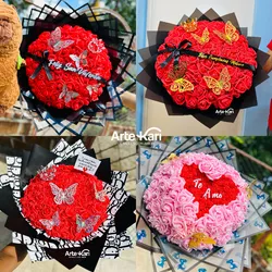 ramos de 100 rosas eternas 🌹