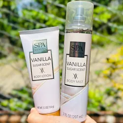 Set de colonia y crema de VAINILLA 🤍