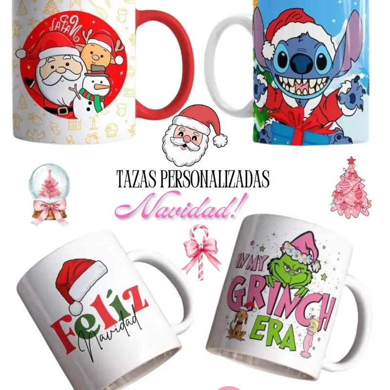 Tazas navideñas 🎄☕️