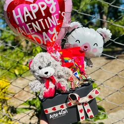 Valentine’S day con peluche pequeño🧸