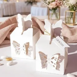 Caja mariposa para dulces y accesorios