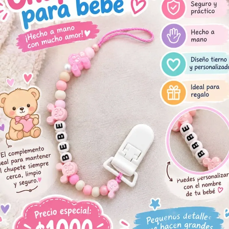 Chupetero para bebé