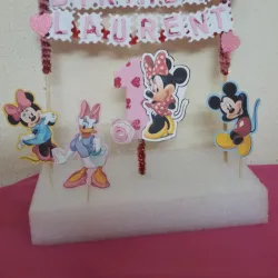 Topper personalizado para tarta de feliz cumpleaños Happy Birthay