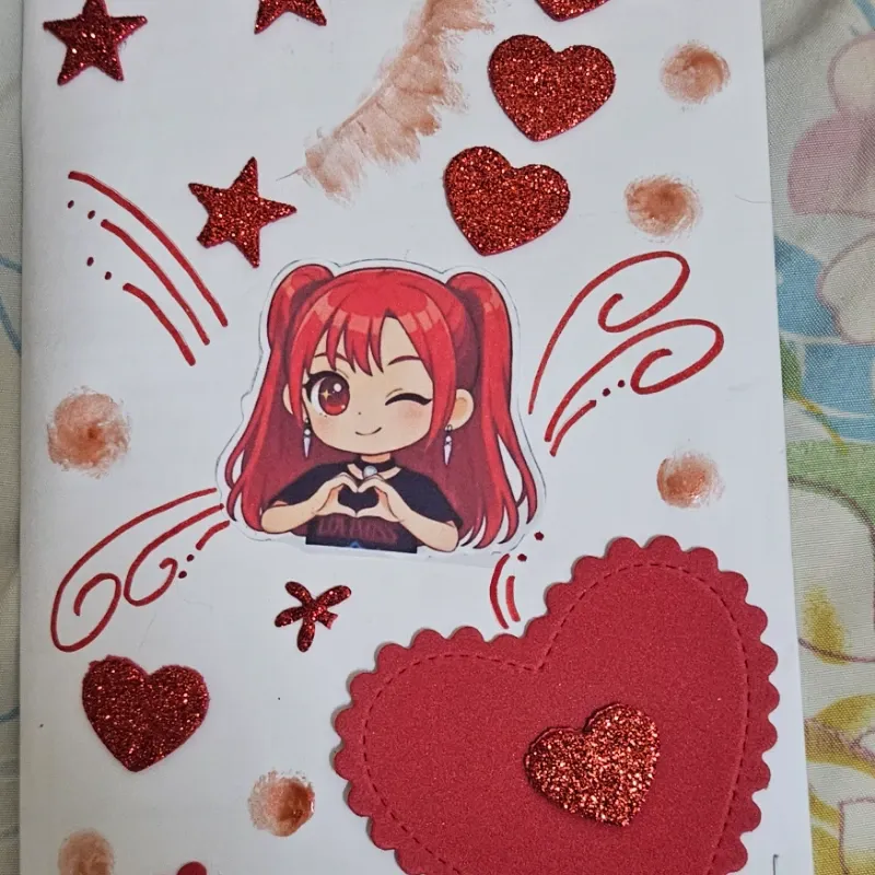 Libreta decorada de Mira