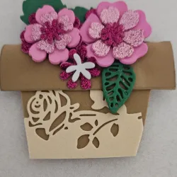 Maceta de flores