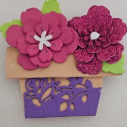 Maceta de flores
