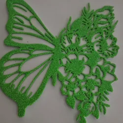 Mariposa de foami troqueladas modelo #1