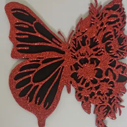 Mariposas de foami troquelada modelo 1