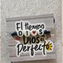 Pulsera de frase sencilla