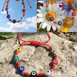 Pulsera de ojo turco de varios colores