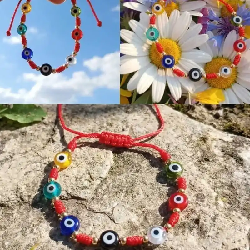 Pulsera de ojo turco de varios colores