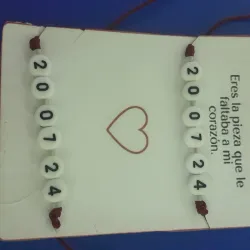 Pulseras de fecha 