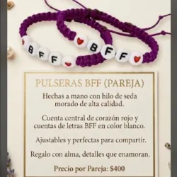 Pulseras de pareja BFF