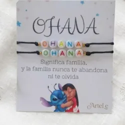 Pulseras para compartir Ohana