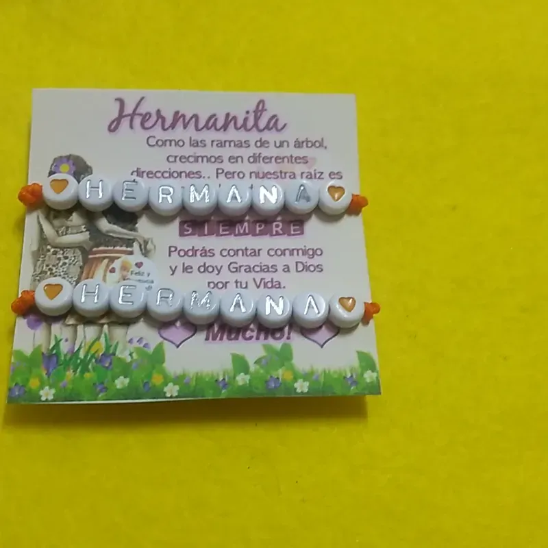 Pulseras para hermanas 