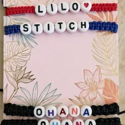 Set de 4 pulseras tejidas