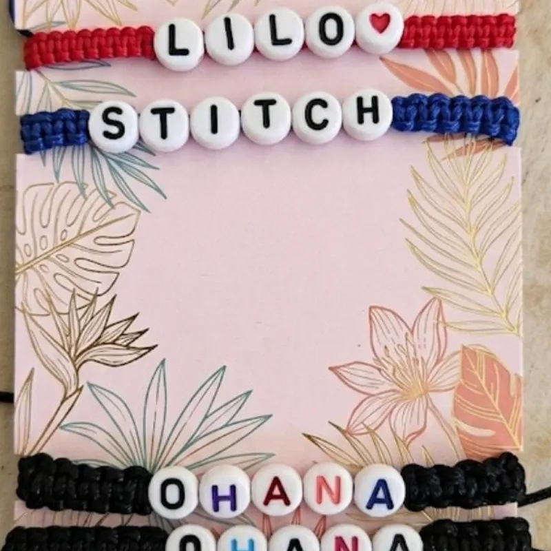Set de 4 pulseras tejidas