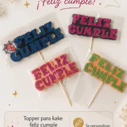🌟 Toppers personalizados