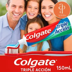 Pasta dental Colgate Triple Acción Familiar 150 ml